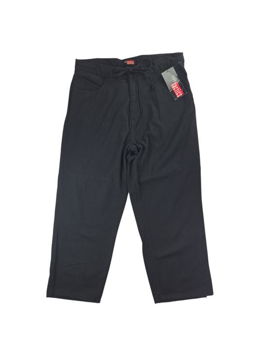 Team Tactics Pants - Team Tactics | Black Pull-on Pants w/Drawstring | Size Medium